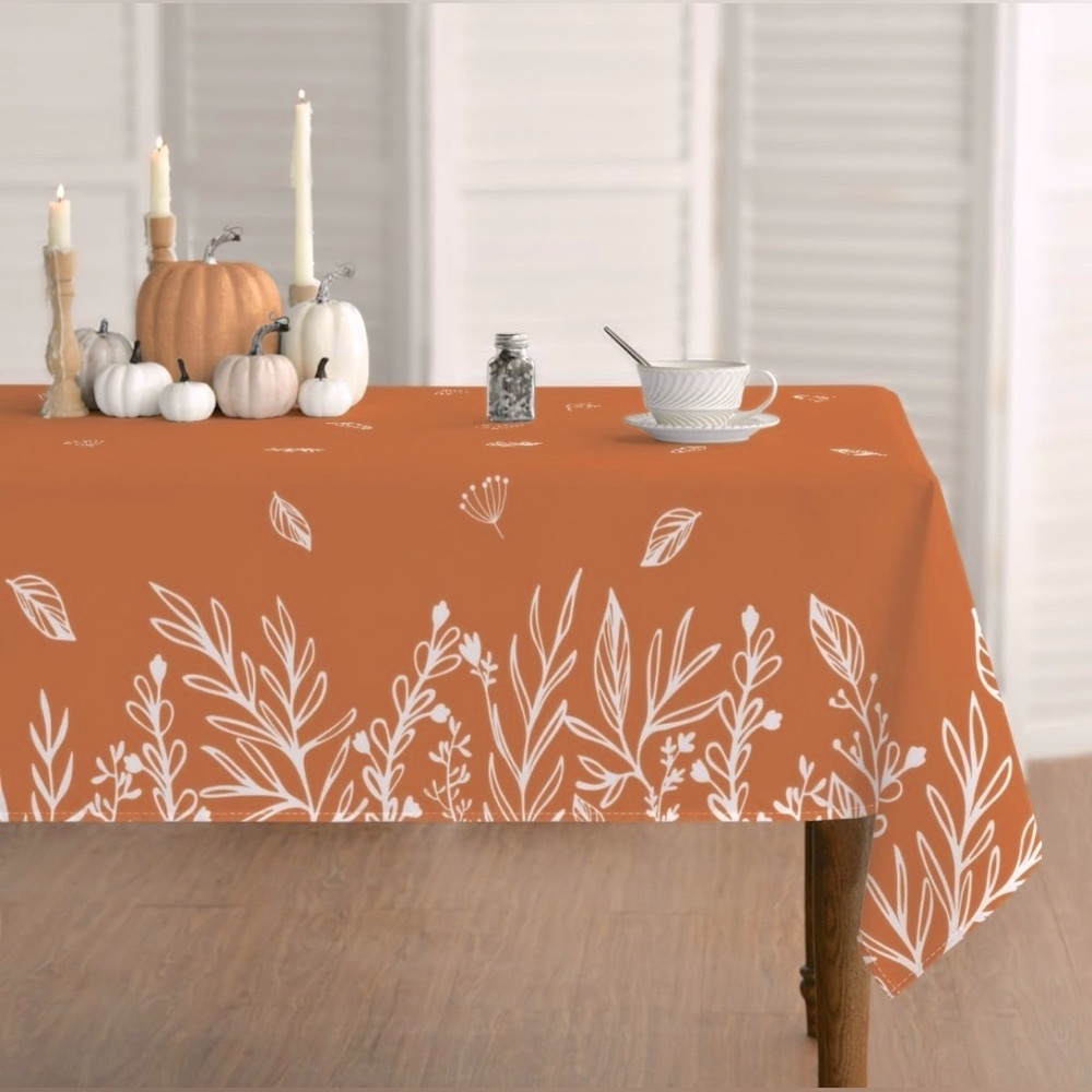 Fall Themed Tablecloth - Picture 3 of 7